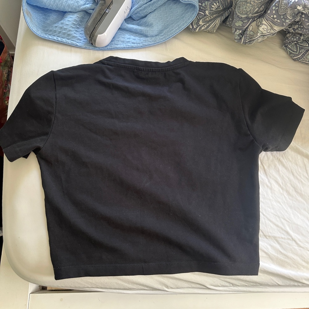 Black Zara baby tee